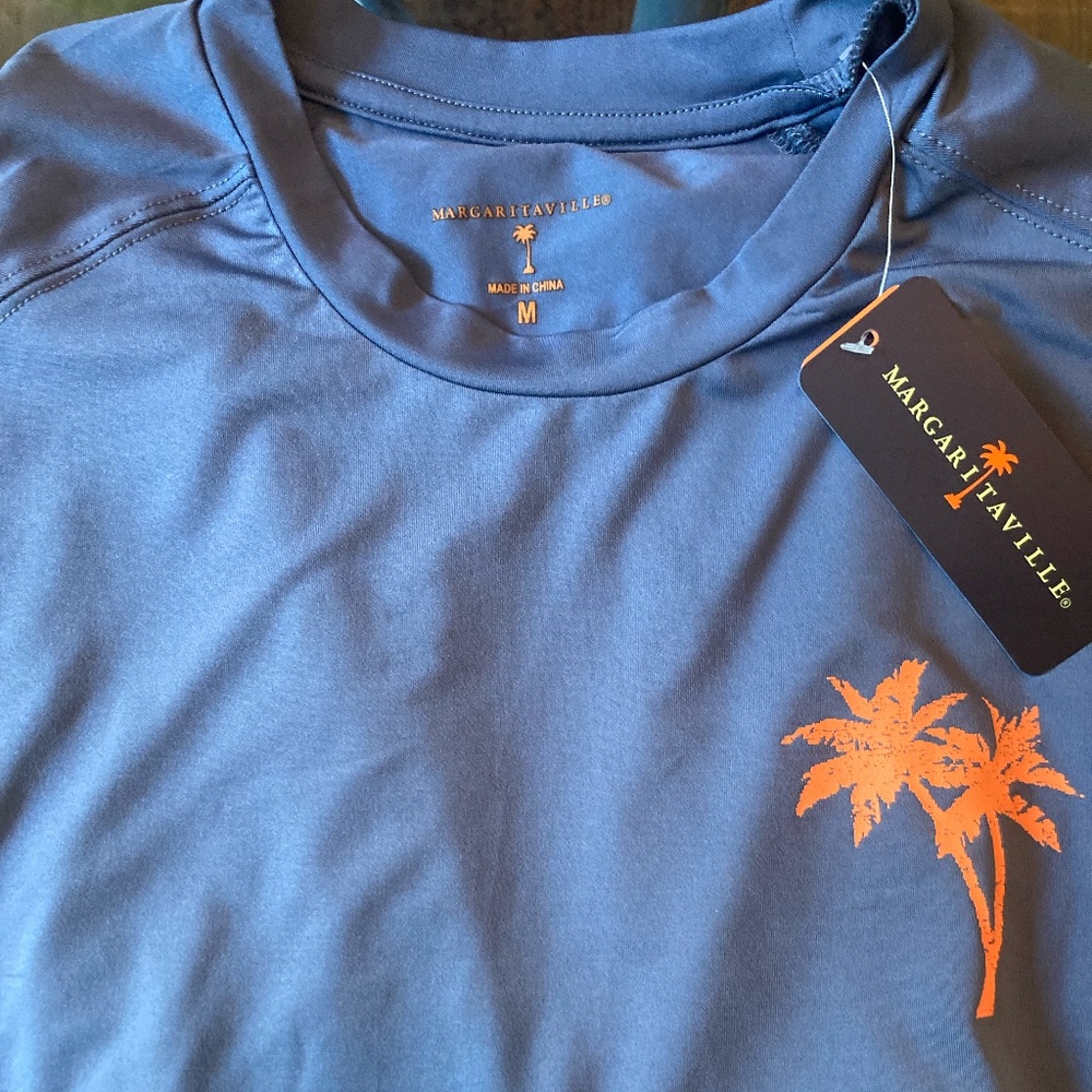 [Margaritaville] men’s long sleeve rash guard UPF+50